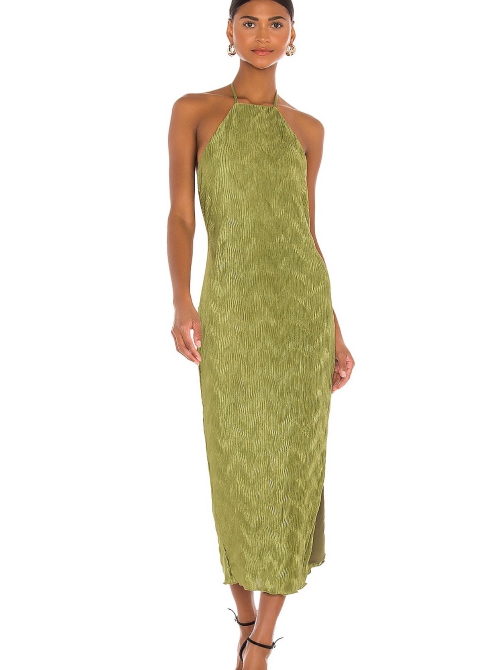 House of Harlow 1960 Olive Green Maxi Dress